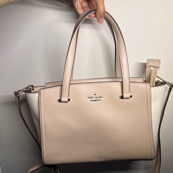 Kate Spade Tan and Cream Satchel